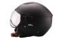 Preview: Helm VITO JET MODA - schwarz-matt